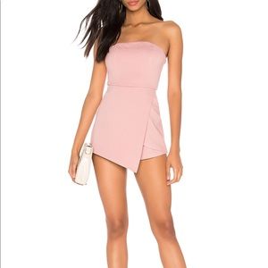 Strapless Romper.